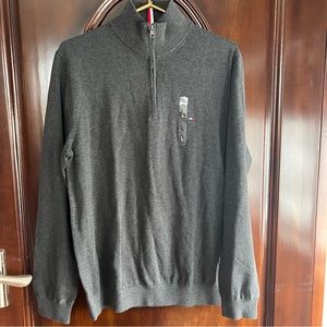 Tommy Hillfiger NWT Men’s Sweater Size Large Color Grey